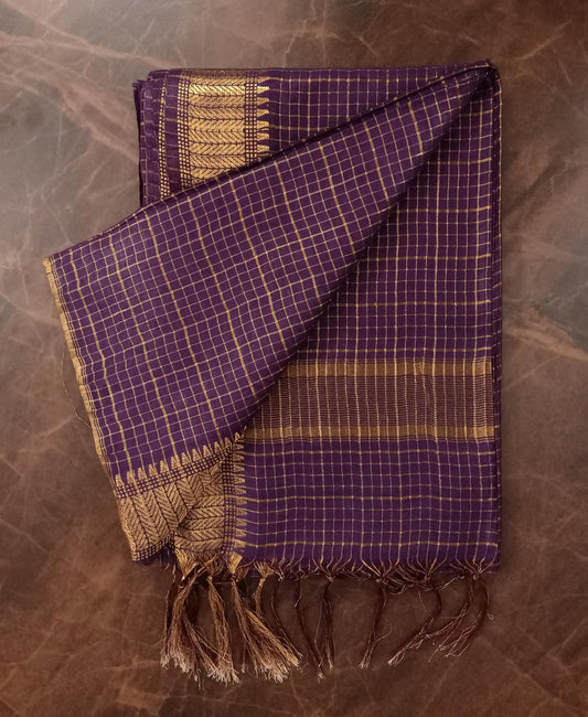 Tusser silk saree
