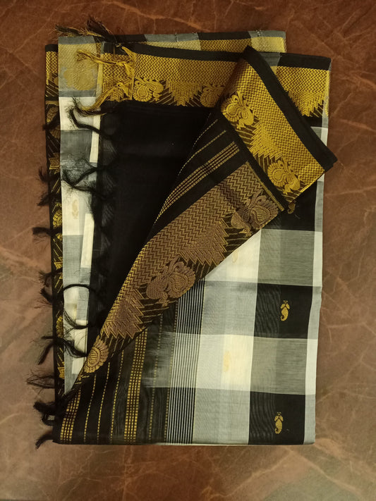 Kanchipuram handloom pure silk cotton saree