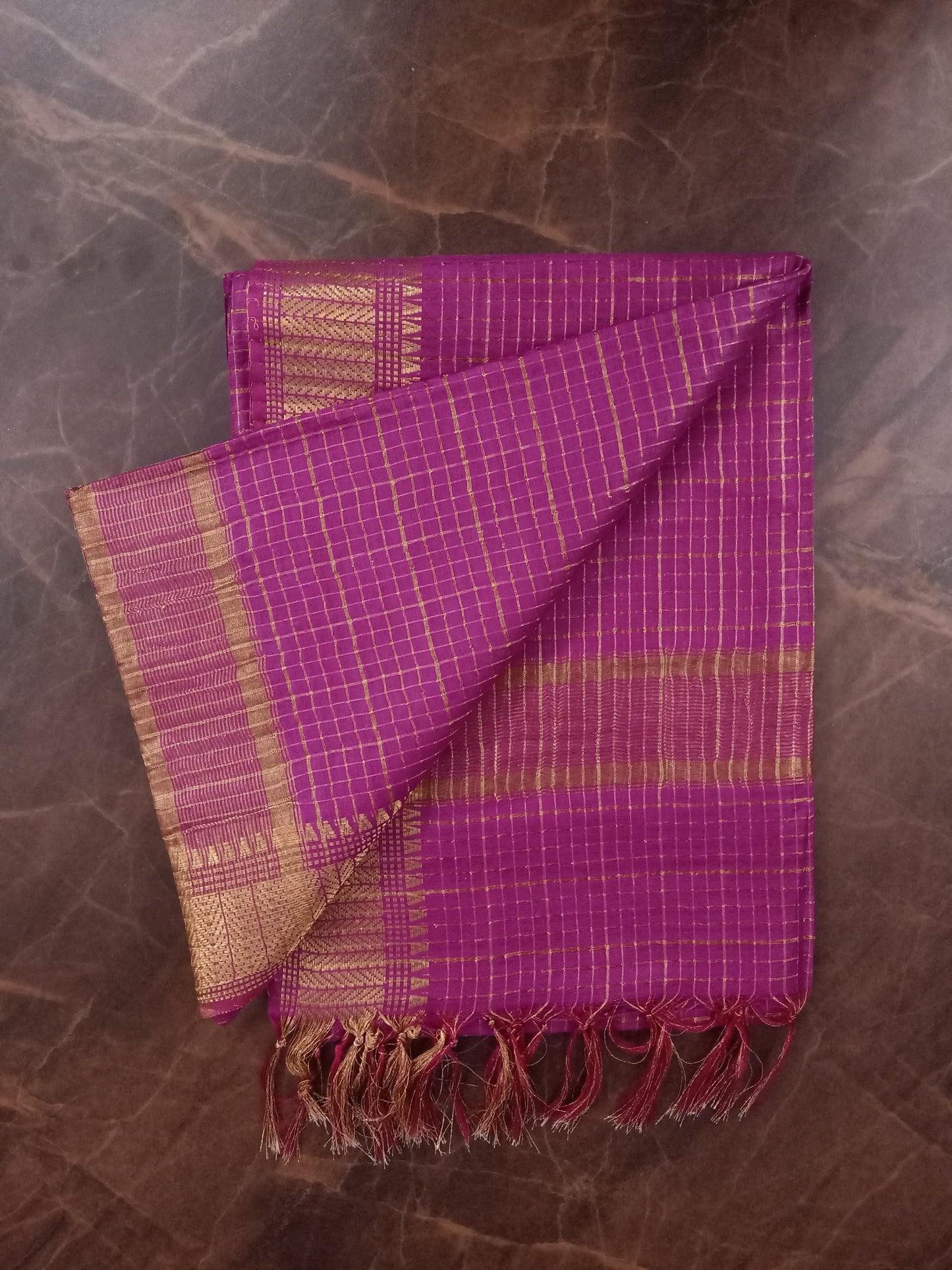 Tusser silk saree
