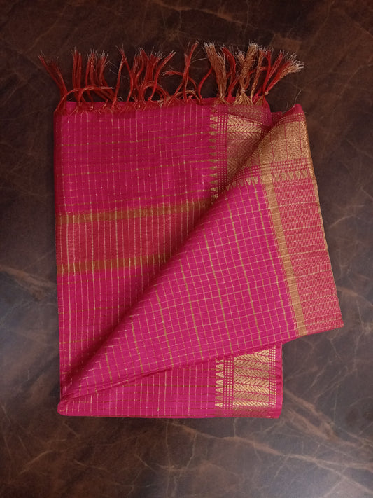 Tusser silk saree